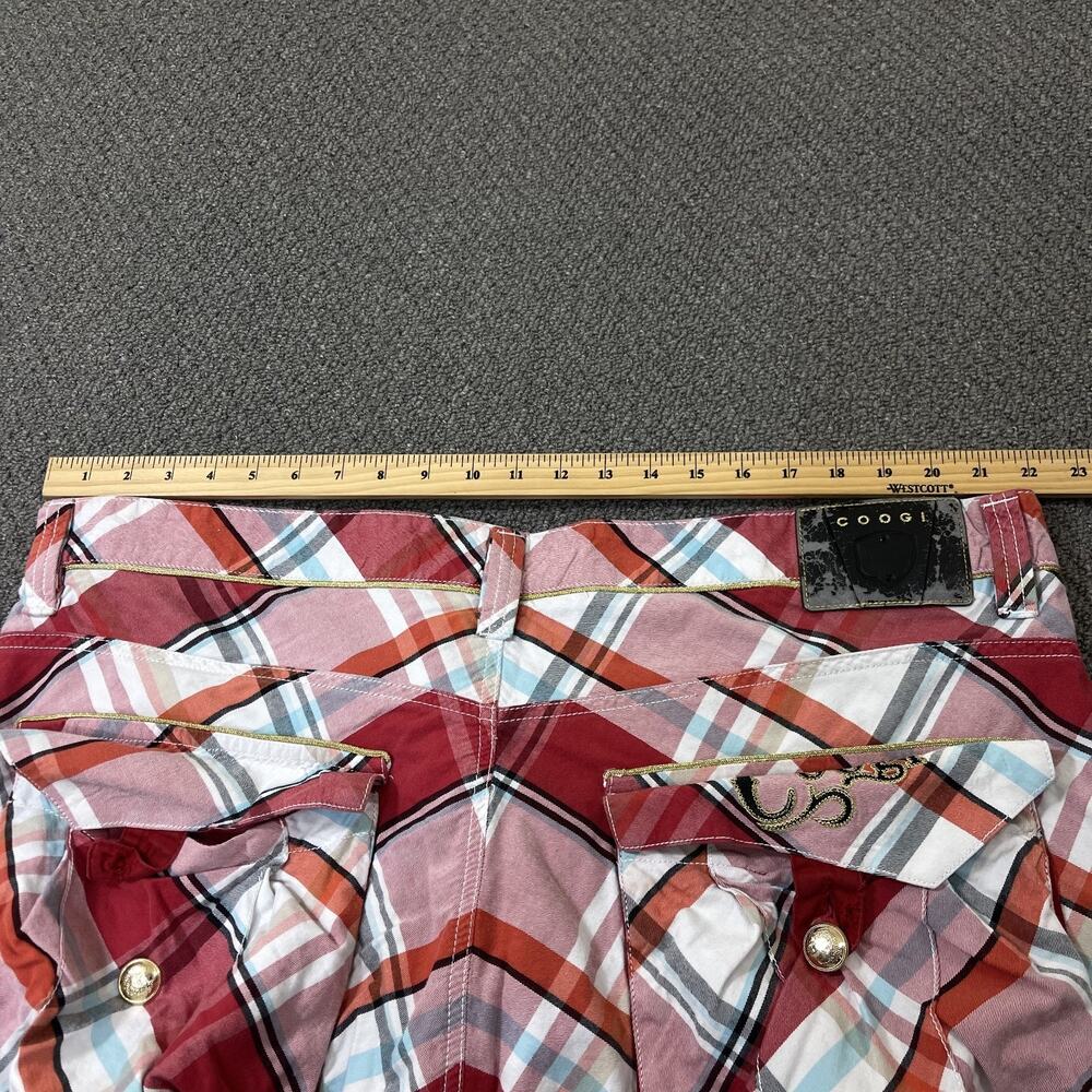 Coogi Cargo Shorts Red Mens Size 44 Baggy Y2K Vtg Australia Streetwear Pockets - Picture 13 of 15